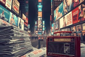 newspapers & Radio advertising